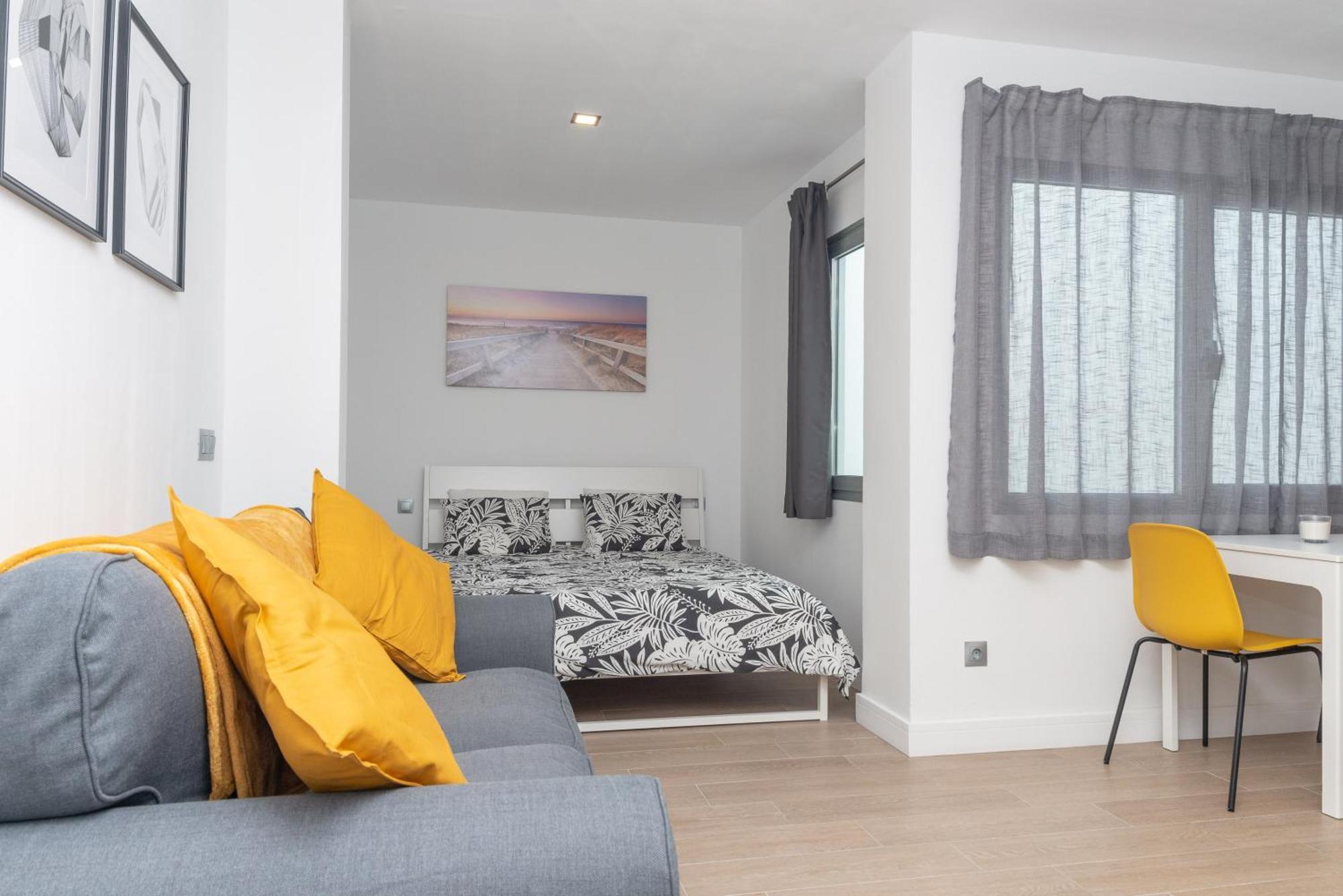 Estudio Con Balcon Playa Las Canteras Лас-Пальмас-де-Гран-Канария Экстерьер фото