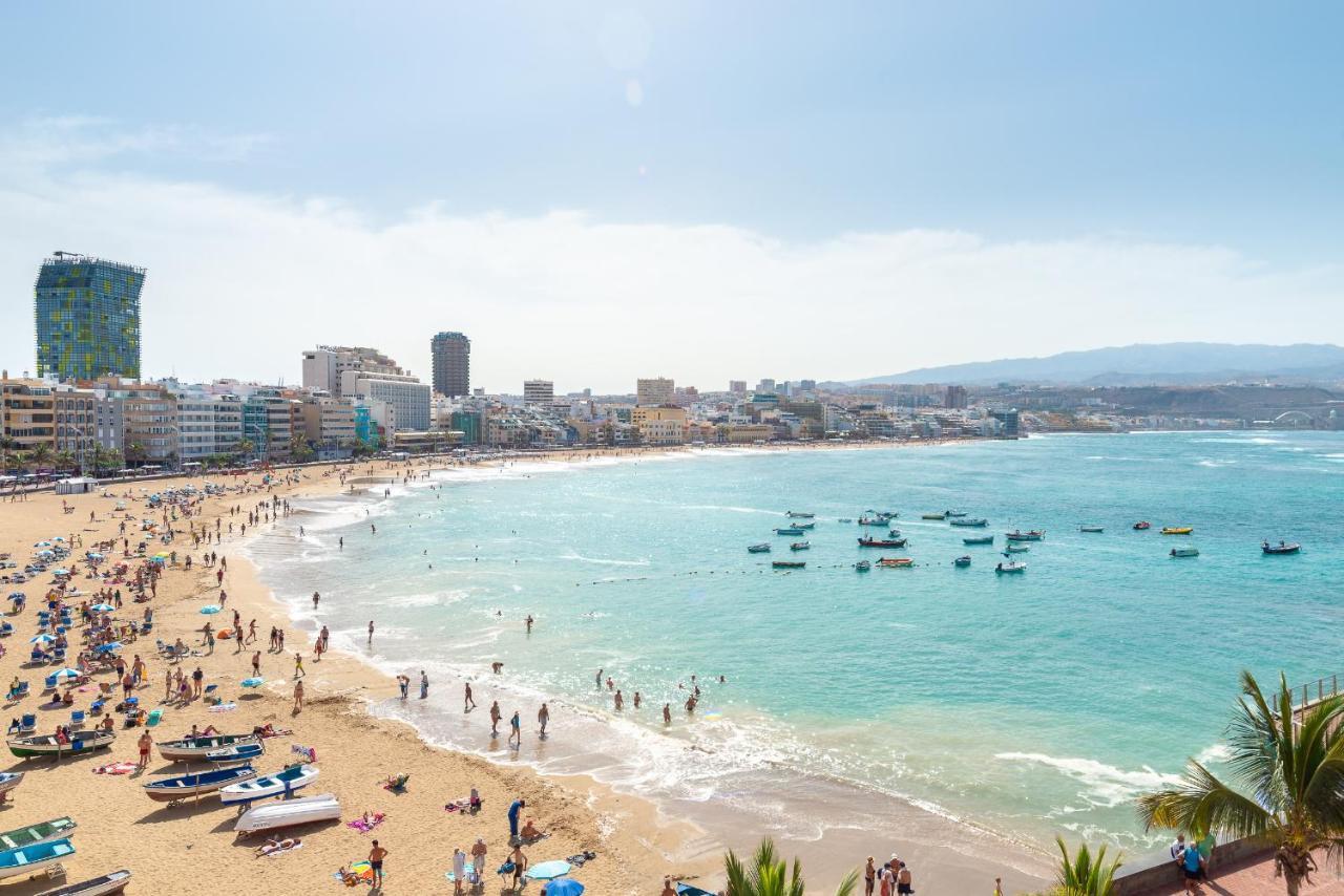 Estudio Con Balcon Playa Las Canteras Лас-Пальмас-де-Гран-Канария Экстерьер фото
