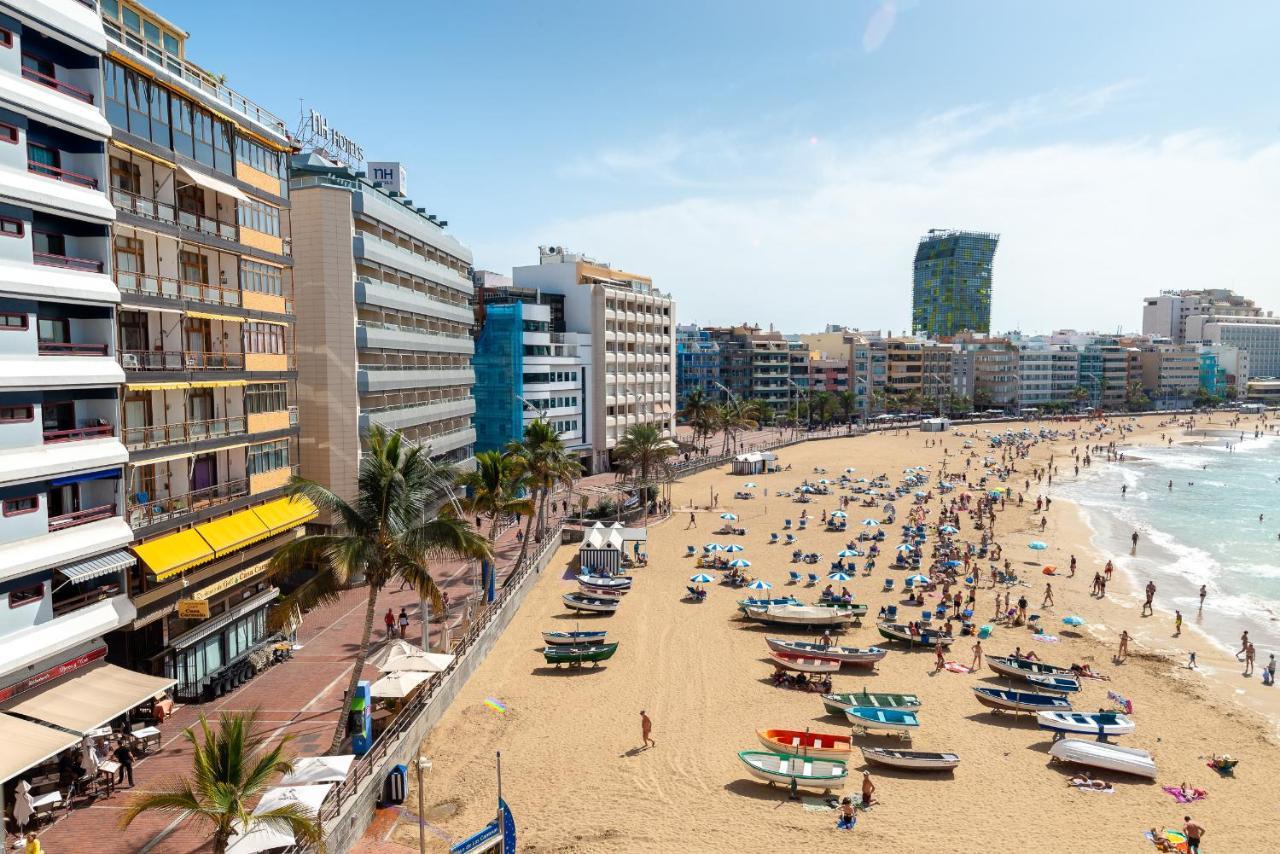 Estudio Con Balcon Playa Las Canteras Лас-Пальмас-де-Гран-Канария Экстерьер фото